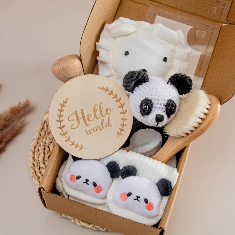 Coffret cadeau de naissance 6 pièces