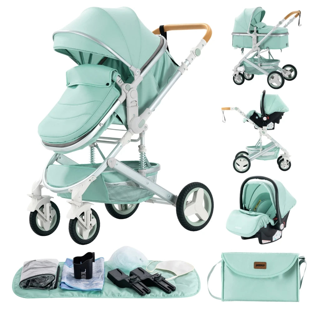 Poussette polyvalente moderne et pratique