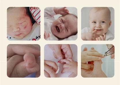Lime à ongles électrique pour bébé avec 4 embouts
