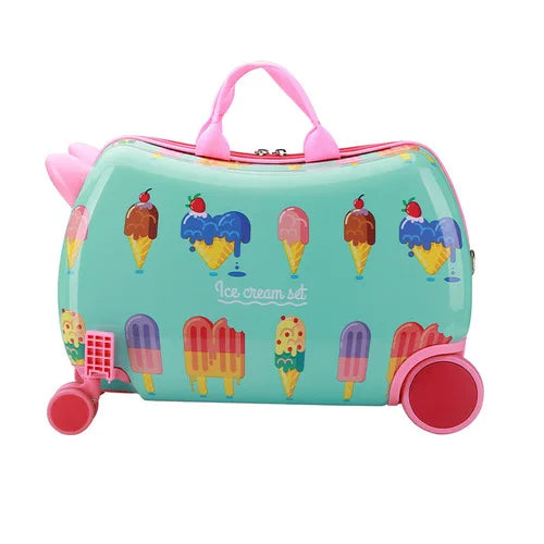 Valise ludique 4 roues pour enfants