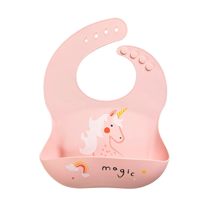 Bavoirs imperméables réglables pour enfants en Silicone souple
