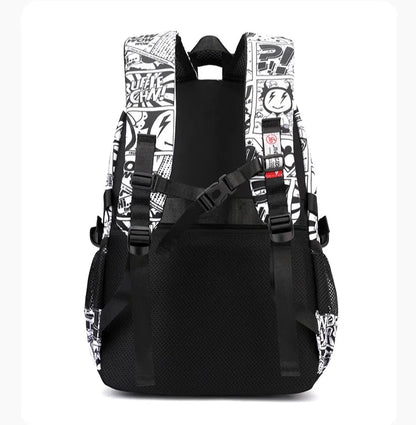 Sac à dos collégien motifs BD ou New York