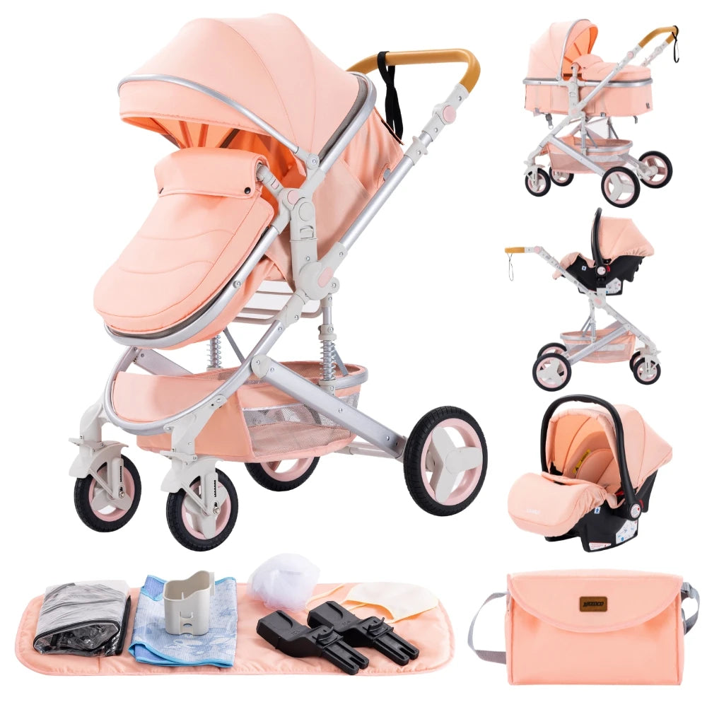 Poussette polyvalente moderne et pratique