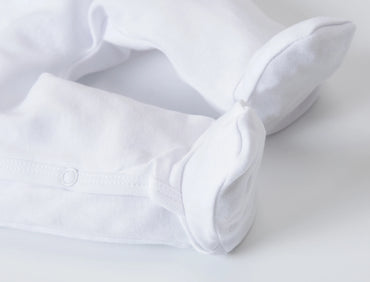 Grenouillère ourson bleu en coton (Tailles naissance, 1 et 2 mois)