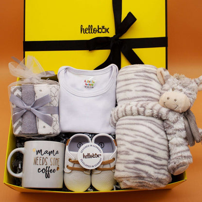 Coffret cadeau bébé Hellobox pour nouveau-né