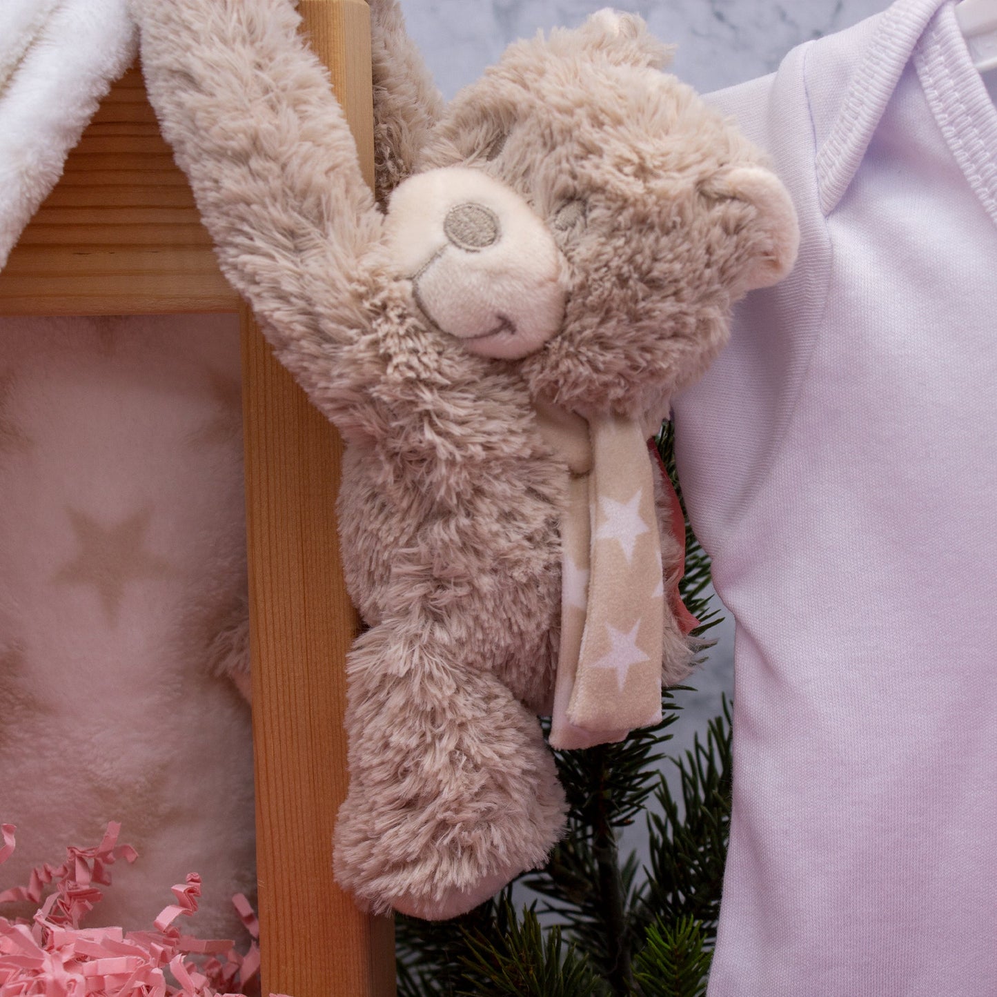 Coffret Cadeau Bébé Hello Box pour Naissance Fille, Nouveau-né