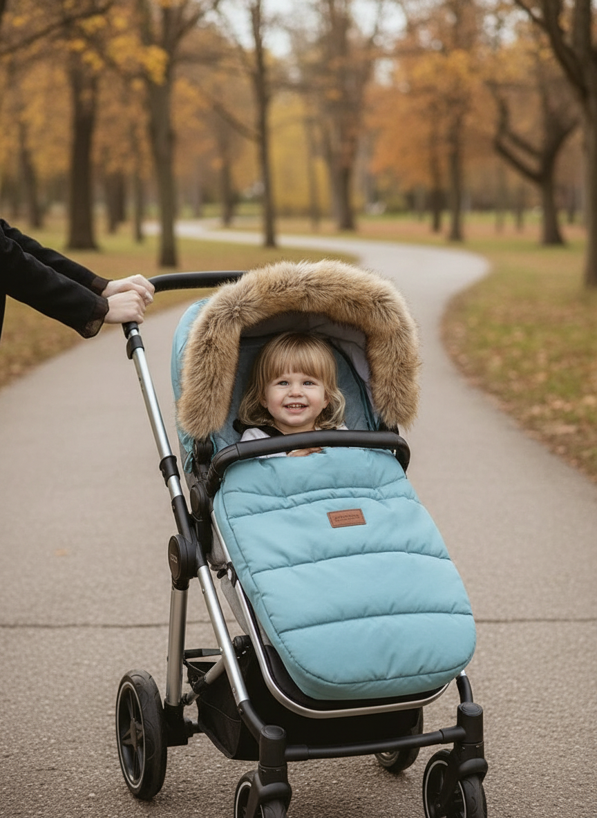 Balade en extérieur avec chauffe-pieds