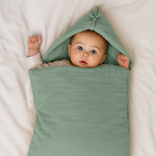 🇫🇷 Nid d'Ange en Coton Bio - Vert