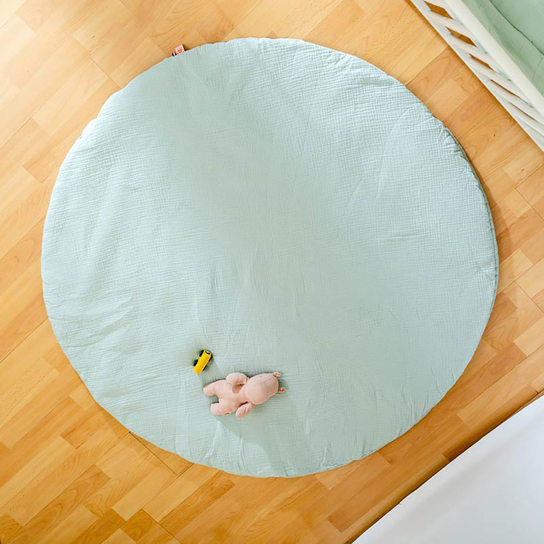 🇫🇷  Tapis d'Éveil en Coton Bio Havane - Vert