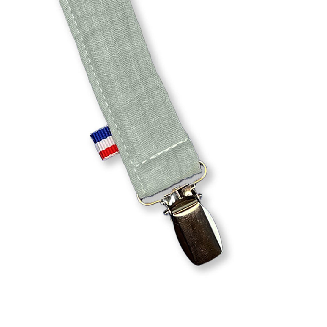 🇫🇷 Attache-Tétine en Coton Bio - Vert
