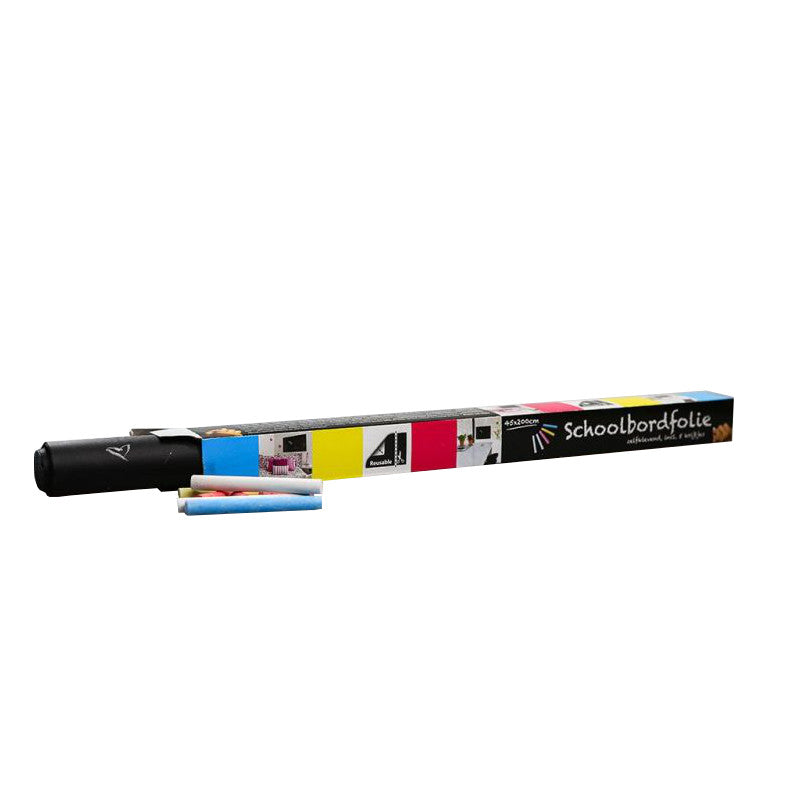 Blackboard sticker with 5 pieces of chalk-3