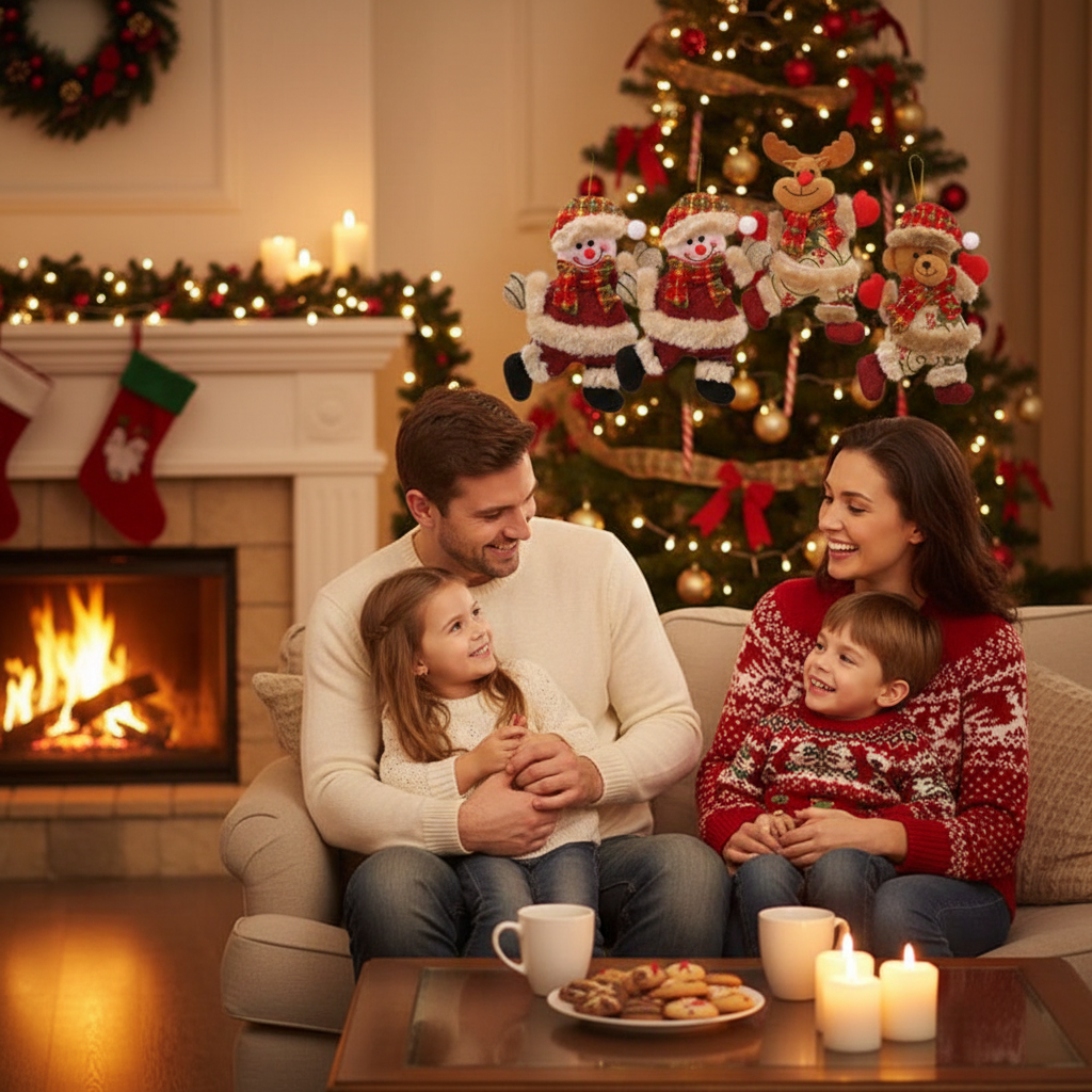 Photo familiale de Noël