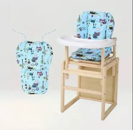 Coussin pour chaise haute et poussette animaux de la savane