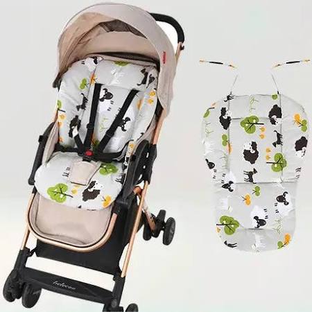 Coussin pour chaise haute et poussette motif moutons